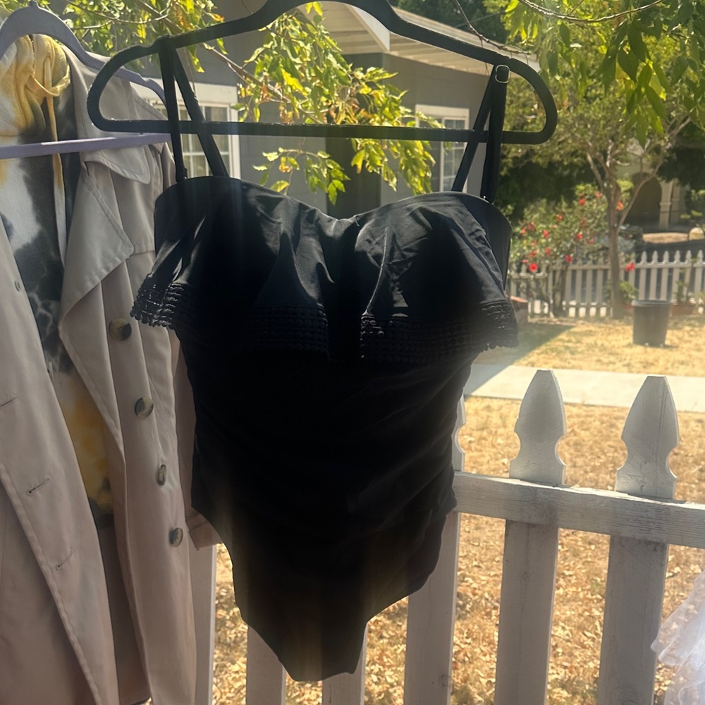 Kona Sol Elegant Black Swimsuit
